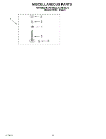 11 - Miscellaneous parts for Kitchenaid Washer KAWS700JQ3 from AppliancePartsPros.com