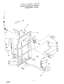 02 - Rear Panel parts for Kitchenaid Washer KAWS700JT1 from AppliancePartsPros.com