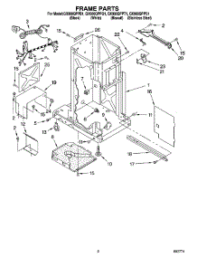 02 - Frame Parts parts for Whirlpool Compactor GX900QPPQ1 from AppliancePartsPros.com