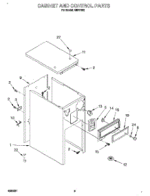 05 - Cabinet And Control parts for Whirlpool Compactor AMB7552 from AppliancePartsPros.com