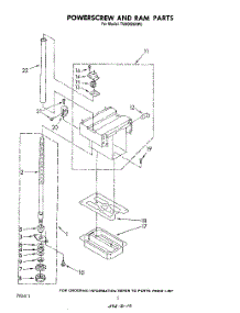 03 - Powerscrew And Ram parts for Whirlpool Compactor TU4000XRP0 from AppliancePartsPros.com