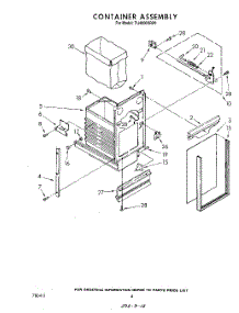 04 - Container parts for Whirlpool Compactor TU4000XRP0 from AppliancePartsPros.com