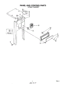 05 - Panel And Control parts for Whirlpool Compactor TU4000XRP0 from AppliancePartsPros.com