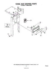 05 - Panel And Control parts for Whirlpool Compactor TU4000XMP0 from AppliancePartsPros.com