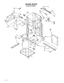 02 - Frame parts for Whirlpool Compactor NC800EV1 from AppliancePartsPros.com