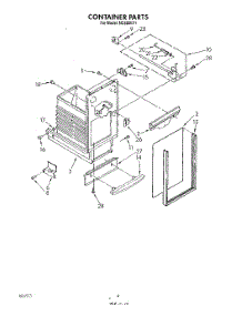 04 - Container parts for Whirlpool Compactor NC800EV1 from AppliancePartsPros.com