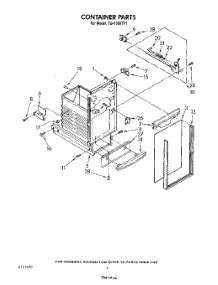04 - Container parts for Whirlpool Compactor TU4100XTP1 from AppliancePartsPros.com