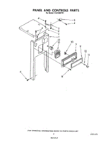 05 - Panel And Controls parts for Whirlpool Compactor TU4100XTP1 from AppliancePartsPros.com