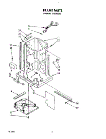 02 - Frame parts for Whirlpool Compactor TC8700XYP2 from AppliancePartsPros.com