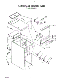 04 - Cabinet And Control parts for Whirlpool Compactor TC8700XYP2 from AppliancePartsPros.com