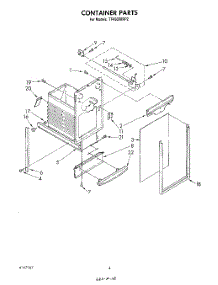 04 - Container parts for Whirlpool Compactor TF4500XRP2 from AppliancePartsPros.com