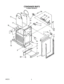 05 - Container parts for Whirlpool Compactor TC8700XYP2 from AppliancePartsPros.com