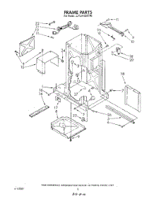 02 - Frame parts for Whirlpool Compactor JJTU4100XTP0 from AppliancePartsPros.com