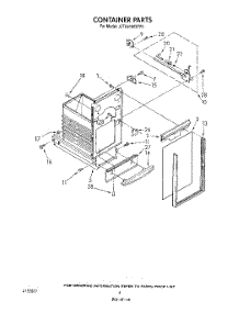 04 - Container parts for Whirlpool Compactor JJTU4100XTP0 from AppliancePartsPros.com