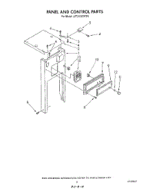 05 - Panel And Control parts for Whirlpool Compactor JJTU4100XTP0 from AppliancePartsPros.com