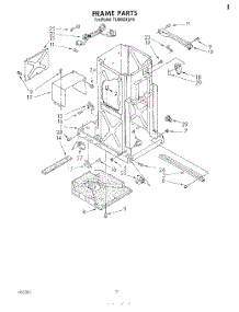 02 - Frame parts for Whirlpool Compactor TU8003XLP0 from AppliancePartsPros.com