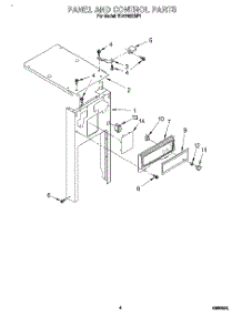 04 - Panel And Control parts for Whirlpool Compactor TU4700XBP1 from AppliancePartsPros.com