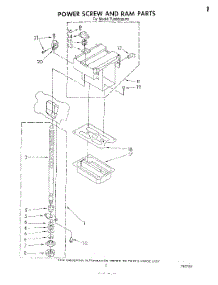 03 - Power Screw And Ram parts for Whirlpool Compactor TU8003XLP0 from AppliancePartsPros.com