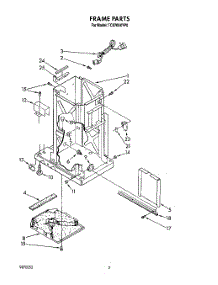 02 - Frame parts for Whirlpool Compactor TC8700XYP0 from AppliancePartsPros.com