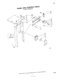 05 - Panel And Control parts for Whirlpool Compactor TU8003XLP0 from AppliancePartsPros.com