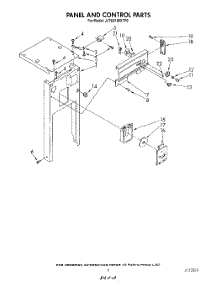 05 - Panel And Control parts for Whirlpool Compactor JJTU8100XTP0 from AppliancePartsPros.com