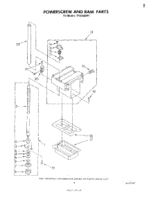03 - Powerscrew And Ram parts for Whirlpool Compactor TF4500XRP1 from AppliancePartsPros.com