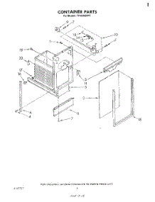 04 - Container parts for Whirlpool Compactor TF4500XRP1 from AppliancePartsPros.com