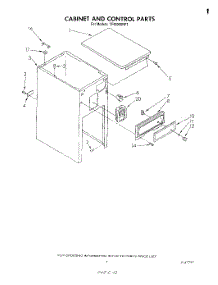 05 - Cabinet And Control parts for Whirlpool Compactor TF4500XRP1 from AppliancePartsPros.com
