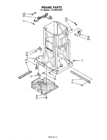 02 - Frame parts for Whirlpool Compactor TF4500XLP1 from AppliancePartsPros.com