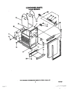 05 - Container parts for Whirlpool Compactor AMB750WP01 from AppliancePartsPros.com