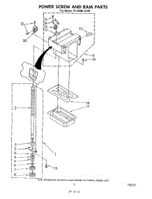 03 - Section parts for Whirlpool Compactor TF4500XLP0 from AppliancePartsPros.com