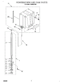 05 - Powerscrew And Ram parts for Whirlpool Compactor TU800SPDB0 from AppliancePartsPros.com