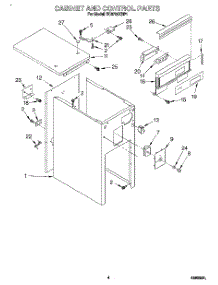 04 - Cabinet And Control parts for Whirlpool Compactor TC8700XBP1 from AppliancePartsPros.com
