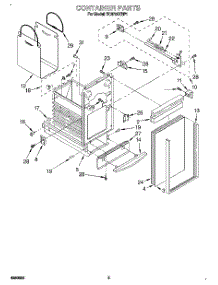 05 - Container parts for Whirlpool Compactor TC8700XBP1 from AppliancePartsPros.com