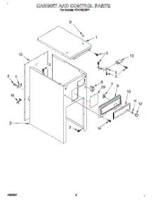 05 - Cabinet And Control parts for Whirlpool Compactor TC4700XBP1 from AppliancePartsPros.com