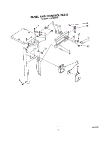 05 - Panel And Control parts for Whirlpool Compactor TU8100XTP2 from AppliancePartsPros.com