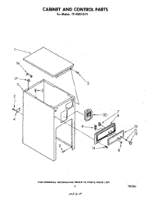 05 - Cabinet And Control parts for Whirlpool Compactor TF4500XLP1 from AppliancePartsPros.com