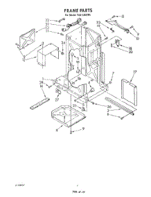 02 - Frame parts for Whirlpool Compactor TU8150XTP0 from AppliancePartsPros.com