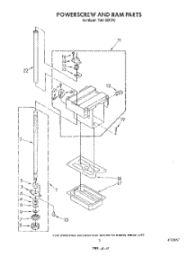 03 - Powerscrew And Ram parts for Whirlpool Compactor TU8150XTP0 from AppliancePartsPros.com