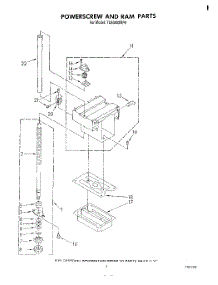 03 - Powerscrew And Ram parts for Whirlpool Compactor TU8000XRP0 from AppliancePartsPros.com