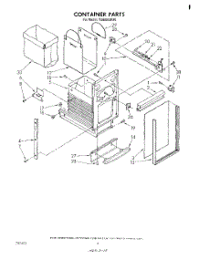 04 - Container parts for Whirlpool Compactor TU8000XRP0 from AppliancePartsPros.com