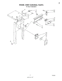 05 - Panel And Control parts for Whirlpool Compactor TU8000XRP0 from AppliancePartsPros.com