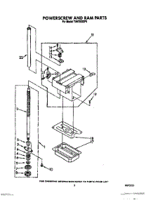 03 - Powerscrew And Ram parts for Whirlpool Compactor TU8750XXP0 from AppliancePartsPros.com
