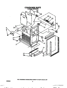 04 - Container parts for Whirlpool Compactor TU8750XXP0 from AppliancePartsPros.com
