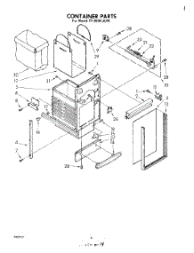 05 - Container parts for Whirlpool Compactor TF8500XLP0 from AppliancePartsPros.com