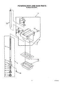 03 - Powerscrew And Ram parts for Whirlpool Compactor TU8150XTP2 from AppliancePartsPros.com