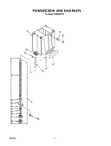 03 - Powerscrew And Ram parts for Whirlpool Compactor TC8700XYP3 from AppliancePartsPros.com