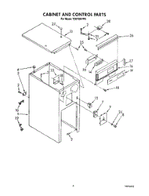04 - Cabinet And Control parts for Whirlpool Compactor TC8700XYP3 from AppliancePartsPros.com