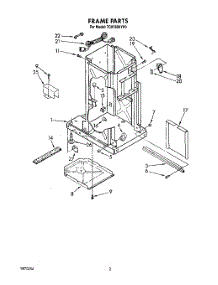 02 - Frame parts for Whirlpool Compactor TC8750XYP0 from AppliancePartsPros.com