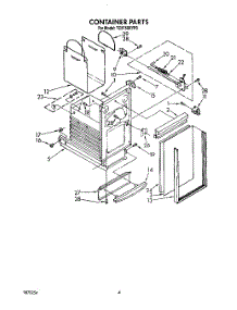 04 - Container parts for Whirlpool Compactor TC8750XYP0 from AppliancePartsPros.com